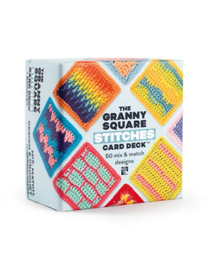The GRANNY SQUARE STITCHES CARD DECK