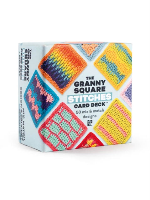 Book cover of: GRANNY SQUARE STITCHES CARD DECK. By: MONTGOMERIE, CLAIRE