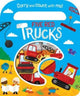 Book cover of: Five Red Trucks. By: Katie Button