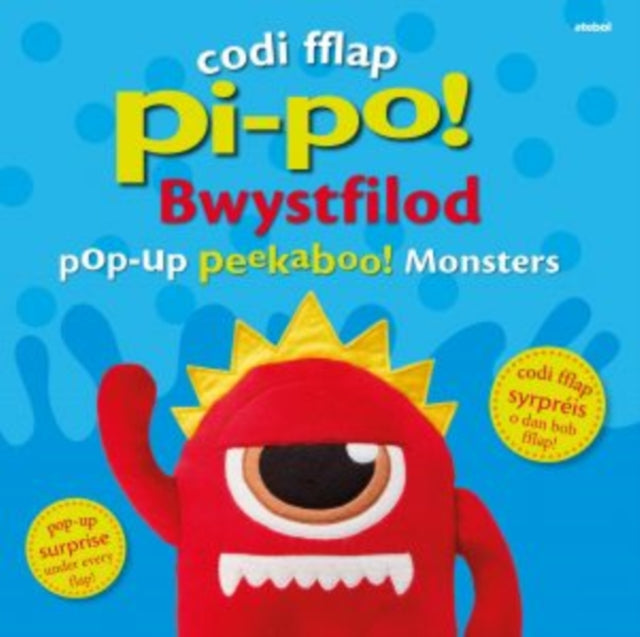 Book cover of: Codi Fflap Pi-Po! Bwystfilod / Pop-Up Peekaboo! Monsters. By: D. K. Children