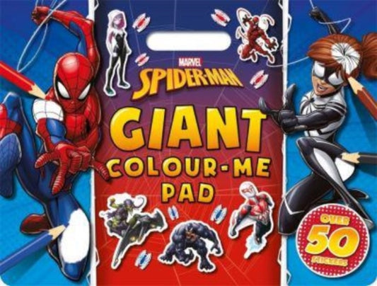 Book cover of: Marvel Spider-Man: Giant Colour-Me Pad
