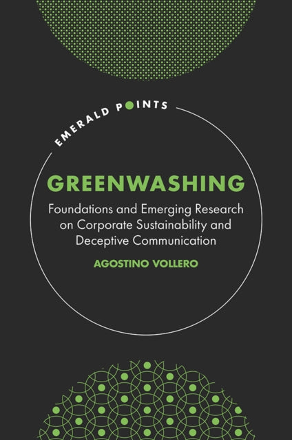 Book cover of: Greenwashing. By: Agostino Vollero
