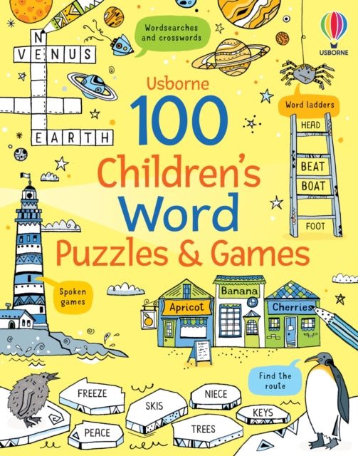 Book cover of: 100 Children's Word Puzzles and Games