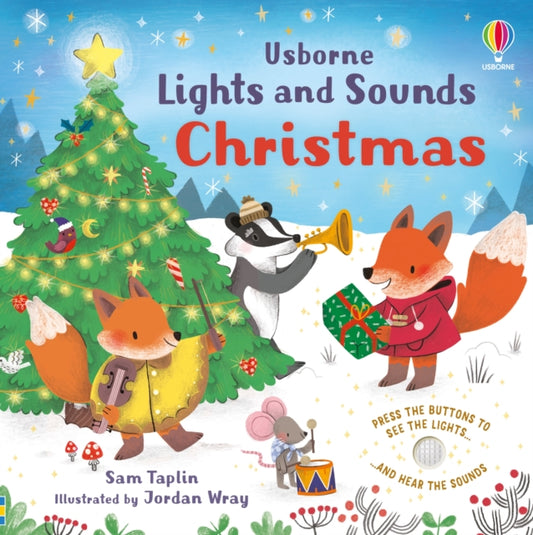 Book cover of: Lights and Sounds Christmas. By: Sam Taplin