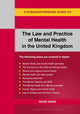 Book cover of: Law and Practice of Mental Health in the UK. By: David Wade