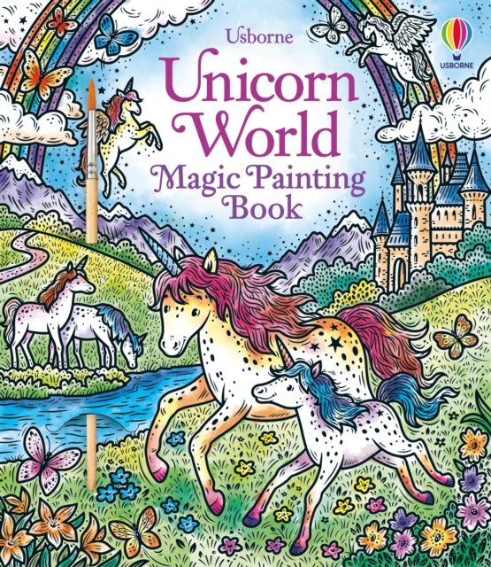 Book cover of: Unicorn World Magic Painting Book