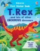 Book cover of: First Sticker Book T. Rex