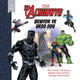 Book cover of: Marvel / Disney Agor y Drws: Yr Achubwyr - Brwydr yr Urdd Ddu. By: Mared Llwyd