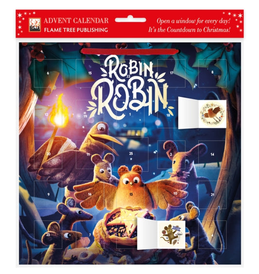 Book cover of: Aardman: Robin Robin Advent Calendar (with stickers)