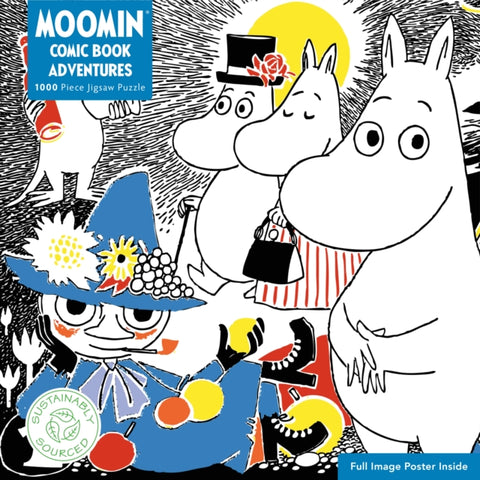 Adult Sustainable Jigsaw Puzzle: Moomin: Comic Strip, Book One
