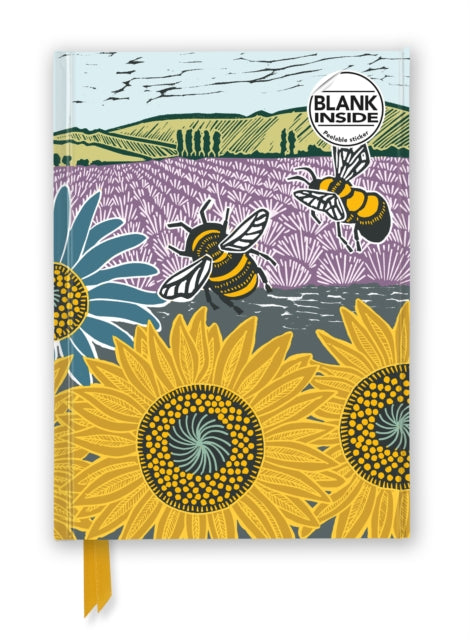 Kate Heiss: Sunflower Fields (Foiled Blank Journal) 9781804179567 Flame Tree Studio