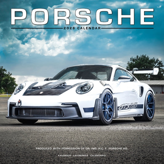 Book cover of: Porsche Calendar 2026  Square Car Wall Calendar - 16 Month