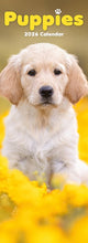 Book cover of: Puppies Slim Calendar 2026  Dog Breed Slimline Calendar - 12 Month