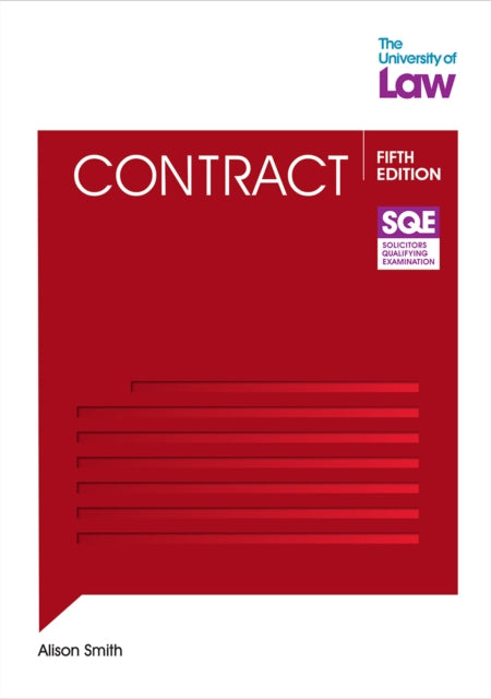 Book cover of: SQE Contract 5e