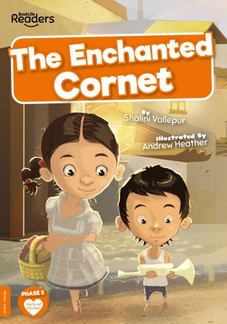 Book cover of: Enchanted Cornet. By: Shalini Vallepur; Andrew Heather