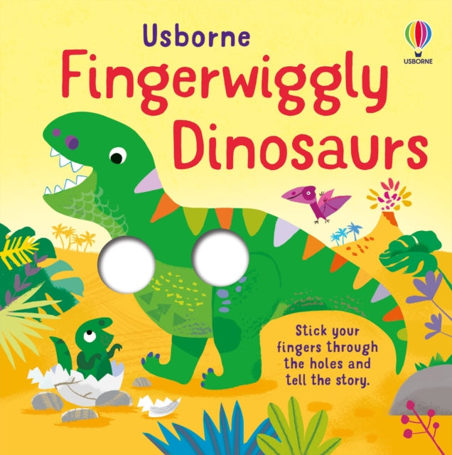 Book cover of: Fingerwiggly Dinosaurs. By: Felicity Brooks