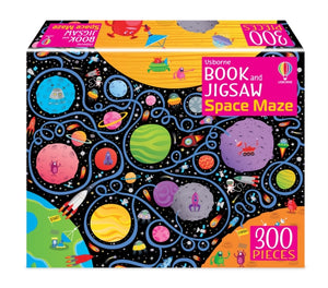 Usborne Book and Jigsaw Space Maze