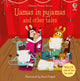 Book cover of: Llamas in Pyjamas and other tales. By: Lesley Sims