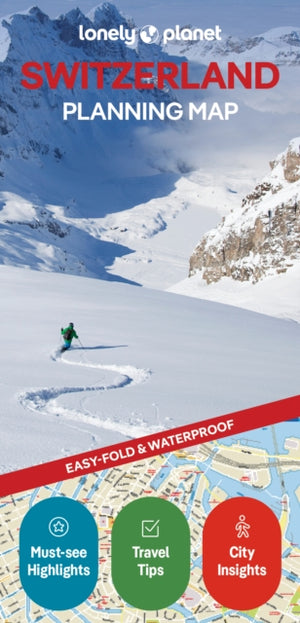 Lonely Planet Switzerland Planning Map