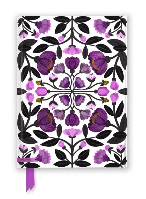 Book cover of: Nina Pace: Purple Flowers (Foiled Journal)