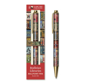 Bodleian Libraries: High Jinks Bookshelves Boxed Decorative Ballpoint Pen