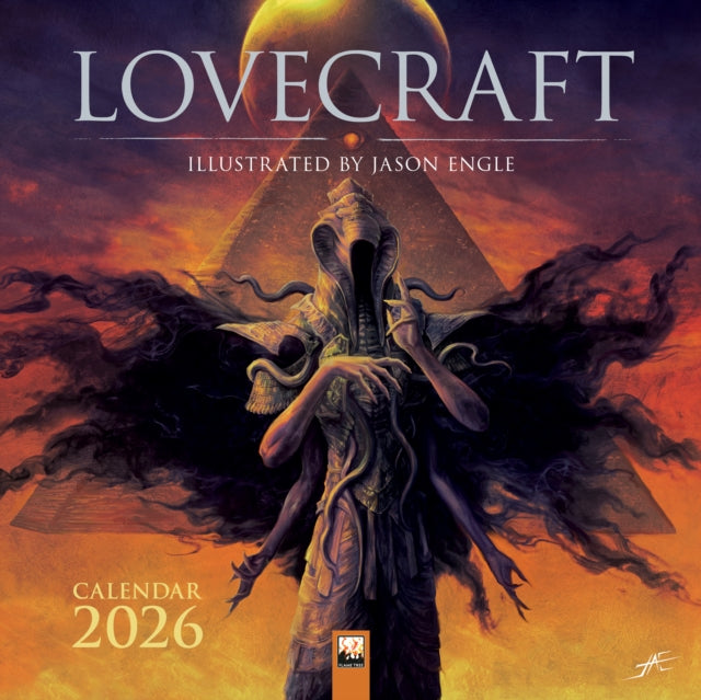 Book cover of: Lovecraft: Illustrated by Jason Engle Wall Calendar 2026 (Art Calendar)