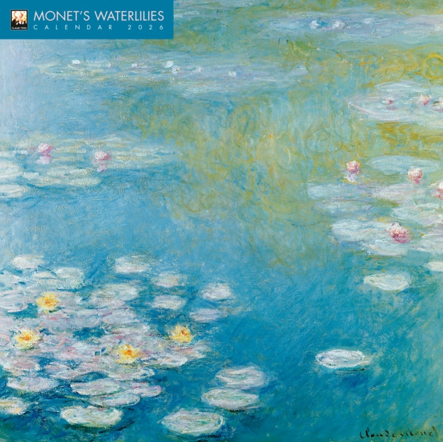 Book cover of: Monet's Waterlilies Wall Calendar 2026 (Art Calendar)