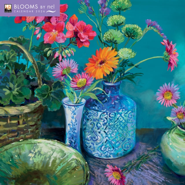 Book cover of: Blooms by Nel Whatmore Wall Calendar 2026 (Art Calendar)