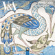 Book cover of: V&A: De Morgan Animals Mini Wall Calendar 2026 (Art Calendar)
