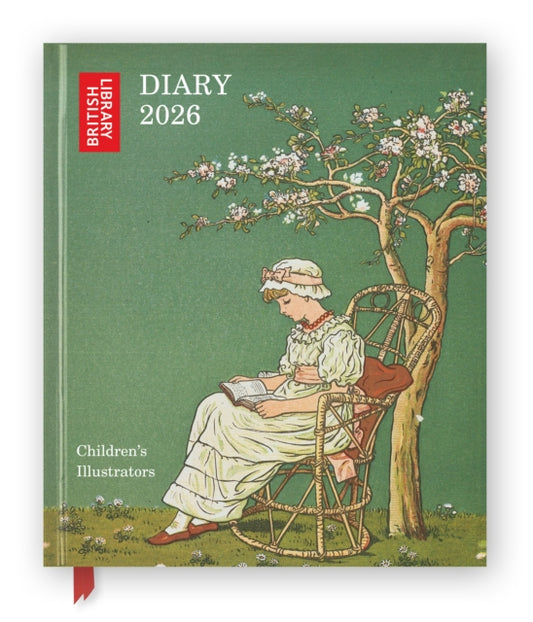 Book cover of: British Library: Children's Illustrators 2026 Desk Diary Planner - Week to View, Illustrated throughout