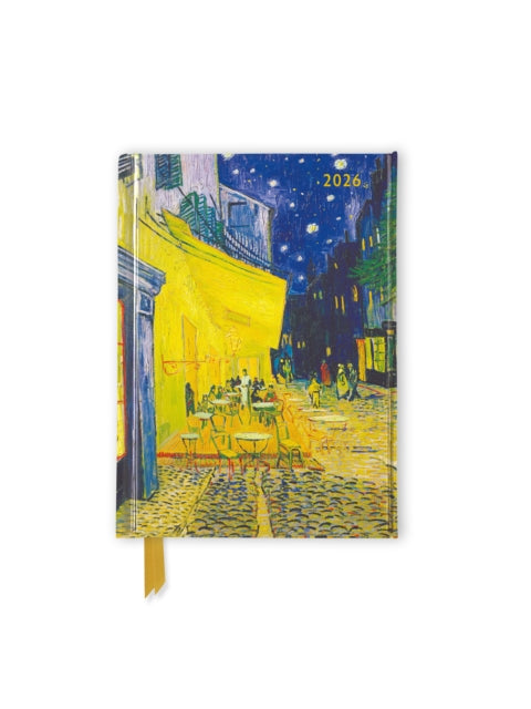 Book cover of: Vincent van Gogh: Cafe Terrace 2026 Luxury Pocket Diary Planner - Week to View