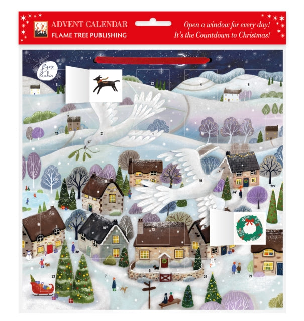 Book cover of: Bex Parkin: Doves Advent Calendar (with stickers)