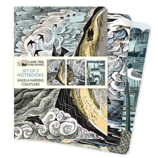 Book cover of: Angela Harding: Coastlines Set of 3 Standard Notebooks