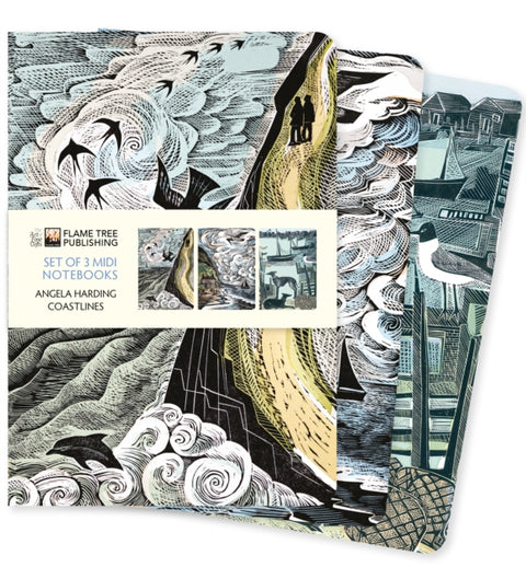 Angela Harding: Coastlines Set of 3 Midi Notebooks