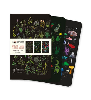 Anna Stead: Herbals Set of 3 Mini Notebooks