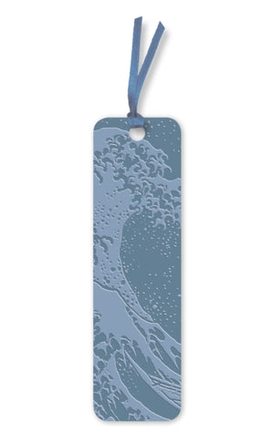 Katsushika Hokusai: The Great Wave Artisan Art Vegan Leather Bookmarks (pack of 10)