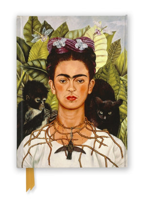 Frida Kahlo: Self Portrait with Thorn Necklace and Hummingbird (Foiled Journal)