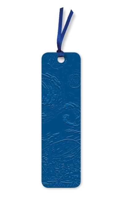 Vincent van Gogh: The Starry Night Artisan Art Vegan Leather Bookmarks (pack of 10)