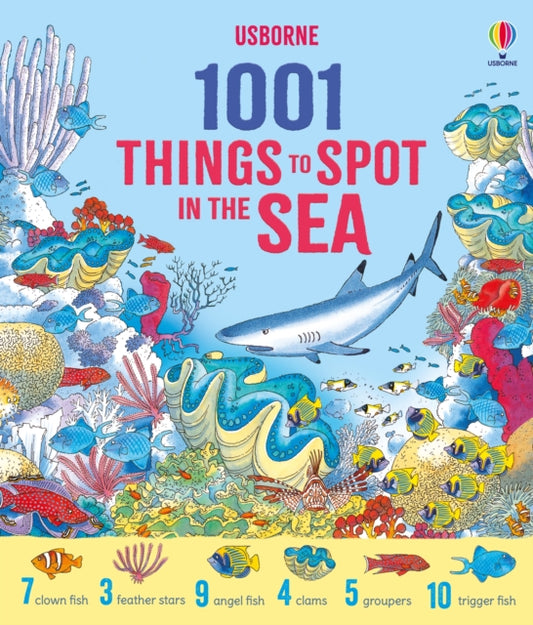 Book cover of: 1001 Things to Spot in the Sea