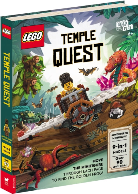 LEGO® Books: Temple Quest (with adventurer minifigure, nine buildable models, play scenes and over 90 LEGO elements) 9781837250158 LEGO®