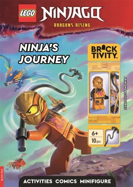 LEGO® NINJAGO®: Ninja's Journey Activity Book (with Arin minifigure and accessories)
