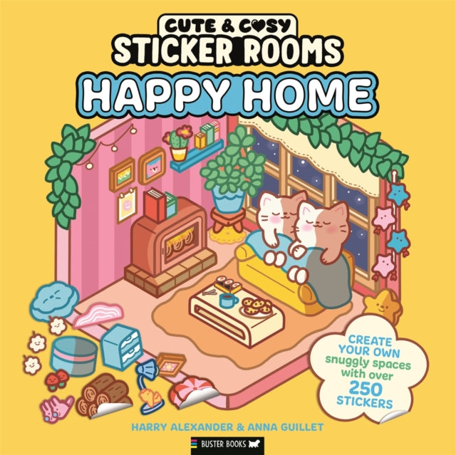 Book cover of: Sticker Rooms: Happy Home