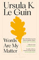 Book cover of: Words Are My Matter