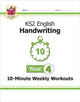 Book cover of: KS2 Year 4 English Handwriting 10-Minute Weekly Workouts