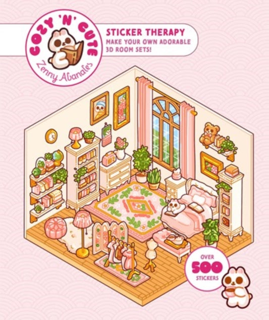 Cute 'n' Cozy Sticker Therapy, Make Your Own Adorable Room Sets! Over 500 Stickers 9781837760985 ABANALES, ZENNY (IL)