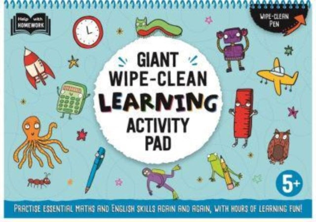 Book cover of: 5+ Giant Wipe-Clean Learning Activity Pad