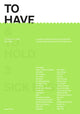Book cover of: To Have & To Hold