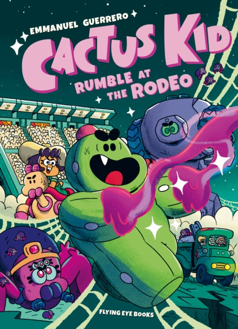 Book cover of: Cactus Kid Rumble at the Rodeo. By: Emmanuel Guerrero