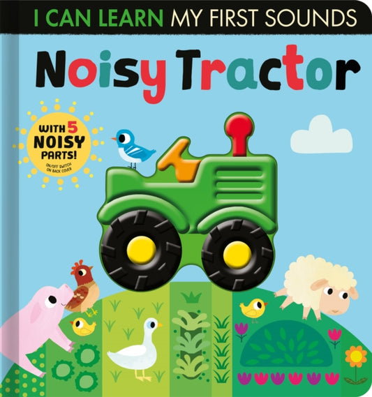 Book cover of: Noisy Tractor. By: Lauren Crisp