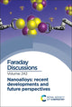 Book cover of: Nanoalloys: Recent Developments and Future Perspectives. By: Royal Society of Chemistry
